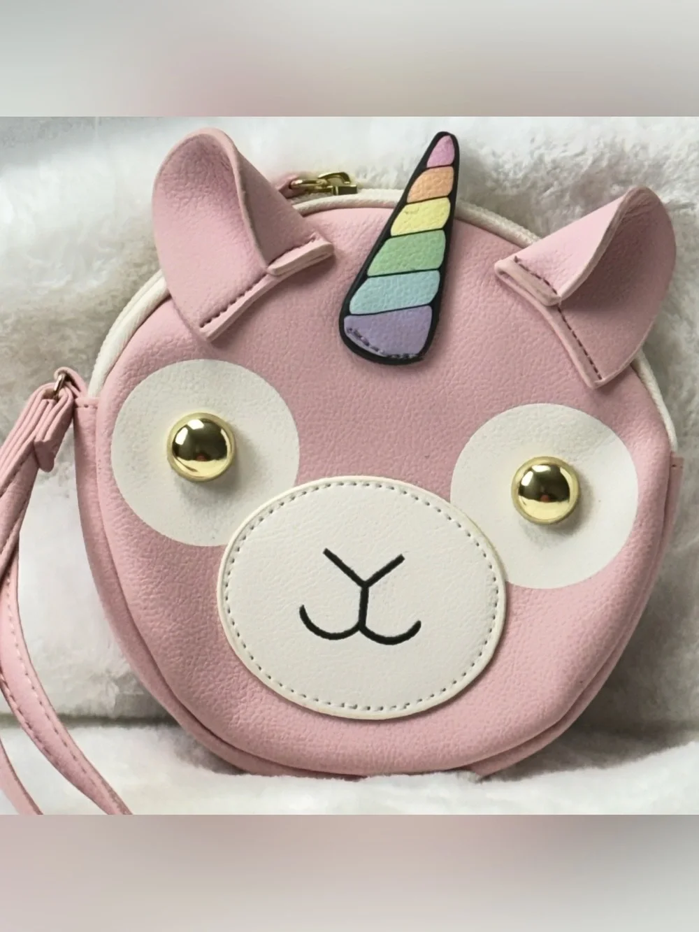 Luv Betsey by Betsey Johnson pink unicorn wristlet purse